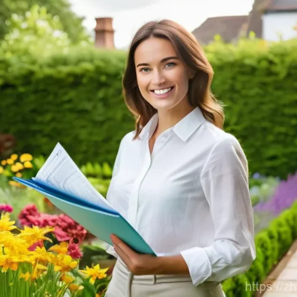 조경 자격증 취득 후의 성공 사례 - **Prompt 1: From Hobbyist to Professional Landscape Designer**
"A cheerful and confident young w...